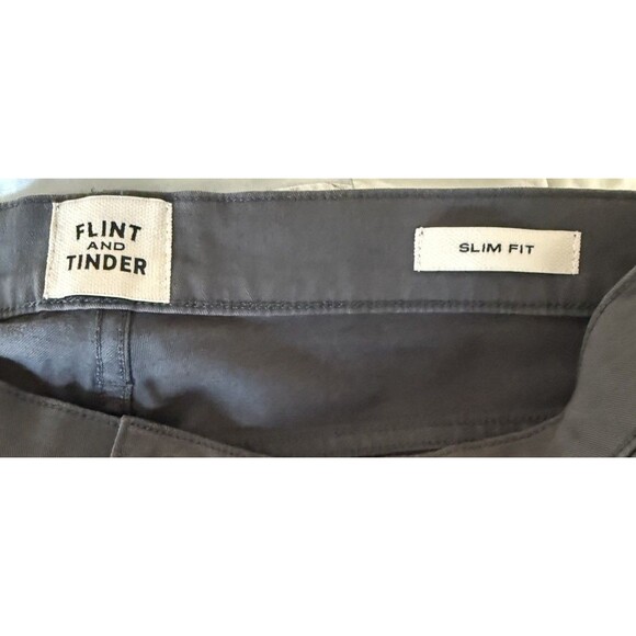 Flint and Tinder 365 5-pocket Gray Slim Fit Men's Pants Size 32 x 34 - Picture 6 of 9